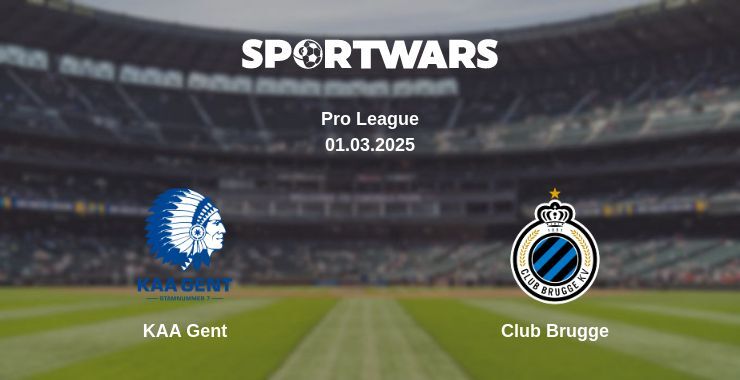 KAA Gent — Club Brugge watch online broadcast, 01.03.2025