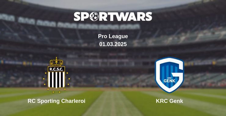 RC Sporting Charleroi — KRC Genk watch online broadcast, 01.03.2025