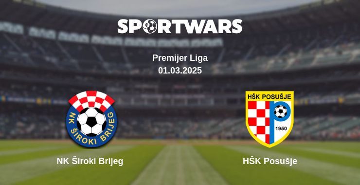 NK Široki Brijeg — HŠK Posušje watch online broadcast, 01.03.2025