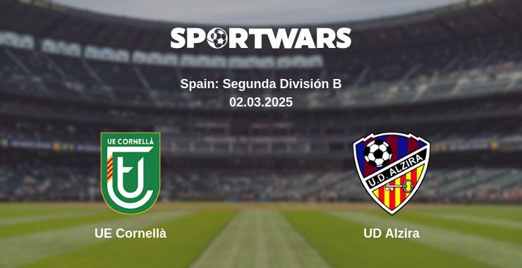 UE Cornellà — UD Alzira watch online broadcast, 02.03.2025