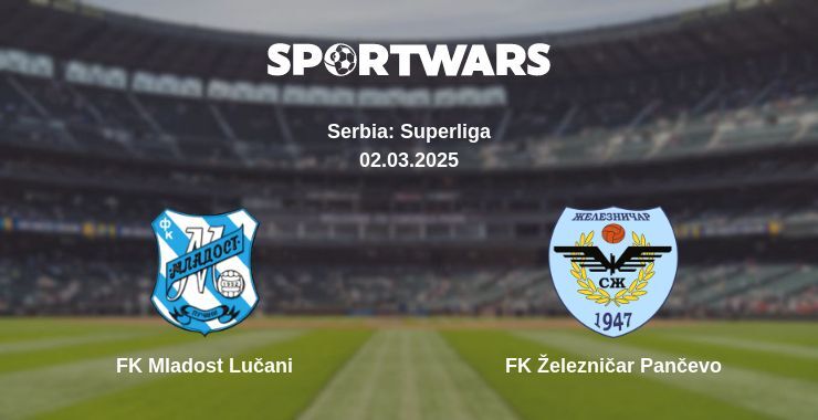 FK Mladost Lučani — FK Železničar Pančevo watch online broadcast, 02.03.2025