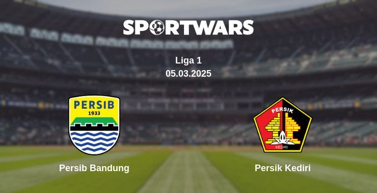 Persib Bandung — Persik Kediri watch online broadcast, 05.03.2025