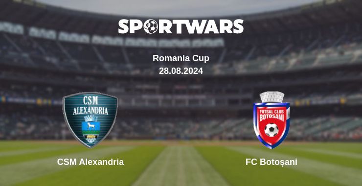 CSM Alexandria — FC Botoșani watch online for free 28.08.2024