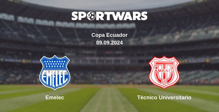 Result of the Emelec — Técnico Universitario match, 09.09.2024