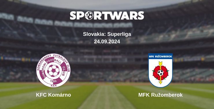 KFC Komárno — MFK Ružomberok, where to watch online broadcast