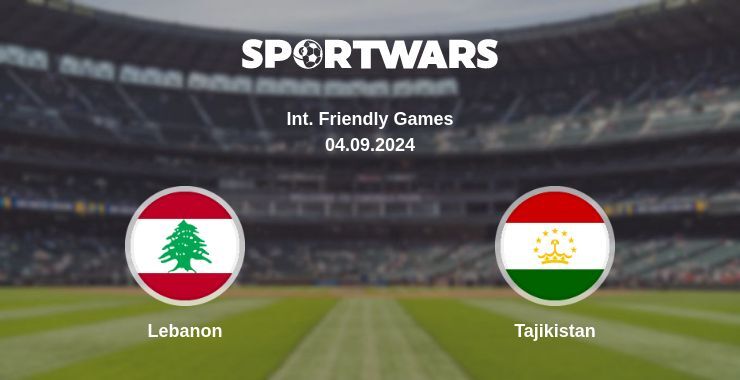 Result of the Lebanon — Tajikistan match, 04.09.2024