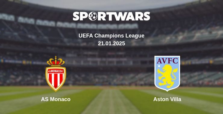 AS Monaco — Aston Villa watch online broadcast, 21.01.2025