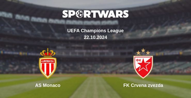 Result of the AS Monaco — FK Crvena zvezda match, 22.10.2024