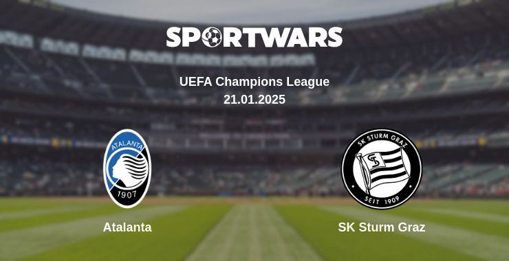 Atalanta — SK Sturm Graz watch online broadcast, 21.01.2025