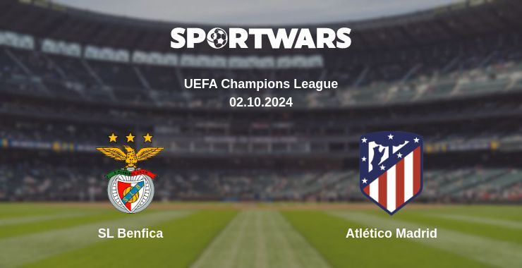 SL Benfica — Atlético Madrid, where to watch online broadcast