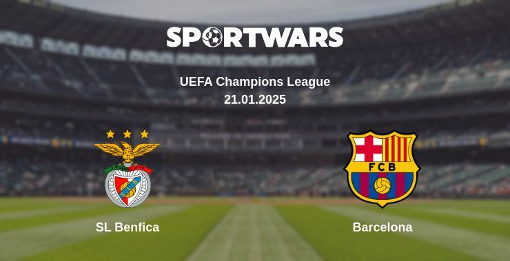 SL Benfica — Barcelona watch online broadcast, 21.01.2025