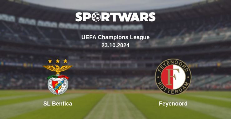 SL Benfica — Feyenoord watch online for free 23.10.2024