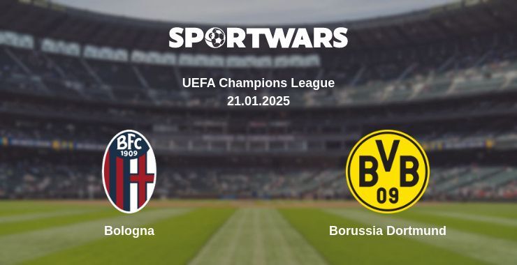 Bologna — Borussia Dortmund watch online broadcast, 21.01.2025