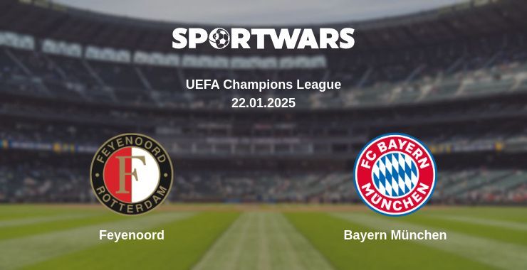 Feyenoord — Bayern München watch online for free 22.01.2025