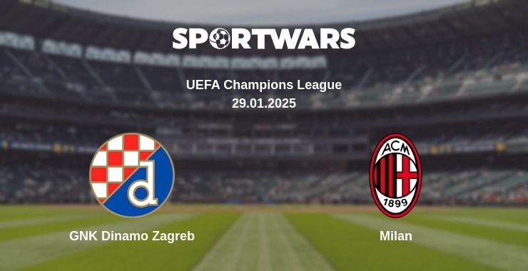 GNK Dinamo Zagreb — Milan watch online for free 29.01.2025