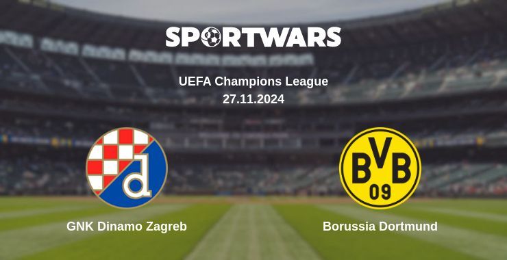 GNK Dinamo Zagreb — Borussia Dortmund watch online for free 27.11.2024