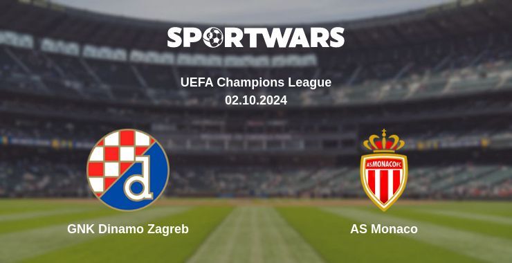 GNK Dinamo Zagreb — AS Monaco, where to watch online broadcast