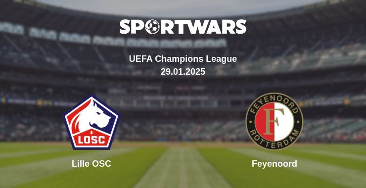 Lille OSC — Feyenoord watch online broadcast, 29.01.2025