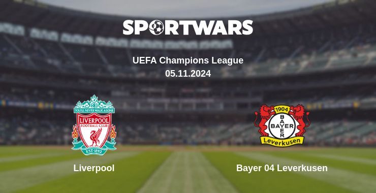 Result of the Liverpool — Bayer 04 Leverkusen match, 05.11.2024