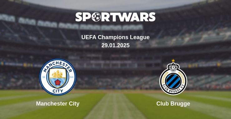 Manchester City — Club Brugge watch online broadcast, 29.01.2025