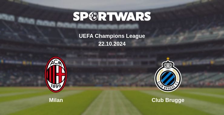 Milan — Club Brugge watch online for free 22.10.2024