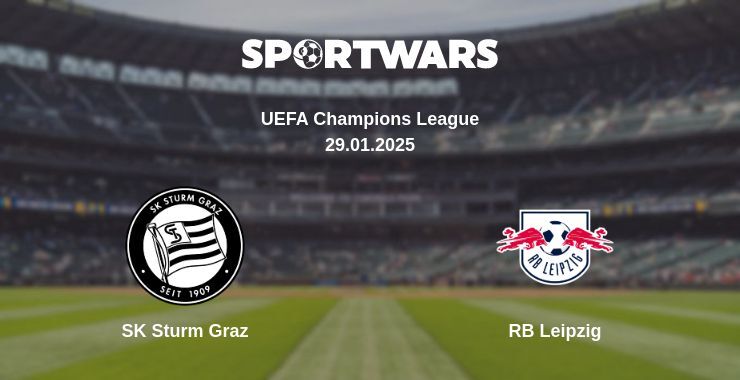 SK Sturm Graz — RB Leipzig watch online for free 29.01.2025