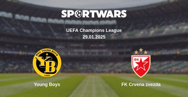 Young Boys — FK Crvena zvezda watch online broadcast, 29.01.2025