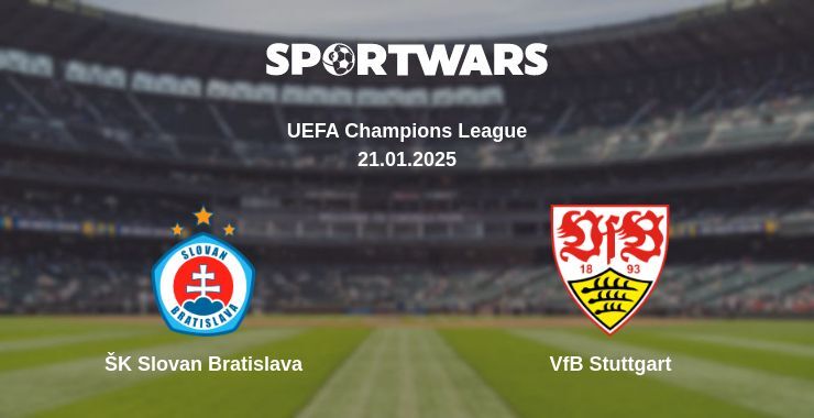 ŠK Slovan Bratislava — VfB Stuttgart watch online broadcast, 21.01.2025