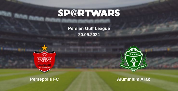 Result of the Persepolis FC — Aluminium Arak match, 20.09.2024