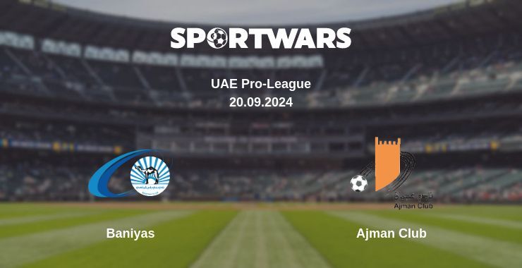 Baniyas — Ajman Club watch online for free 20.09.2024