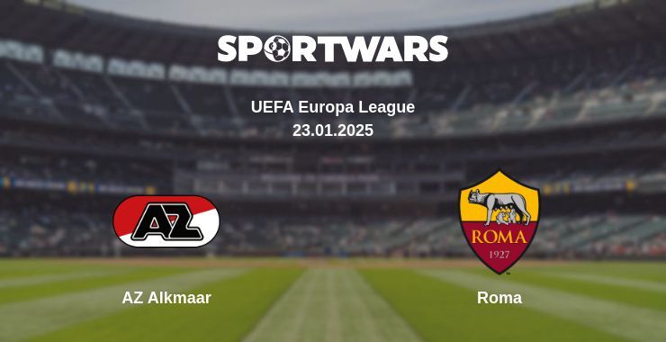 AZ Alkmaar — Roma watch online broadcast, 23.01.2025