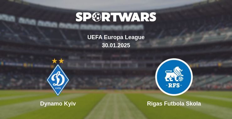 Dynamo Kyiv — Rigas Futbola Skola watch online broadcast, 30.01.2025