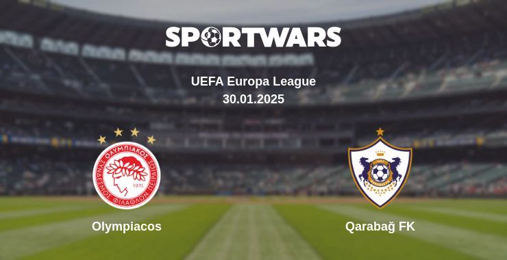 Olympiacos — Qarabağ FK watch online broadcast, 30.01.2025