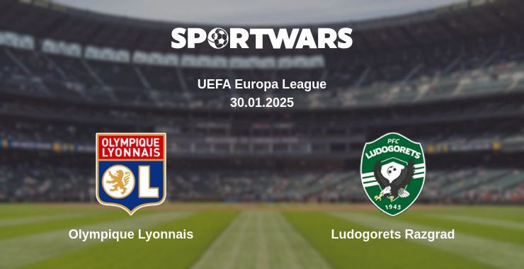 Olympique Lyonnais — Ludogorets Razgrad watch online broadcast, 30.01.2025