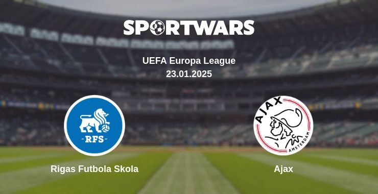 Rigas Futbola Skola — Ajax watch online broadcast, 23.01.2025