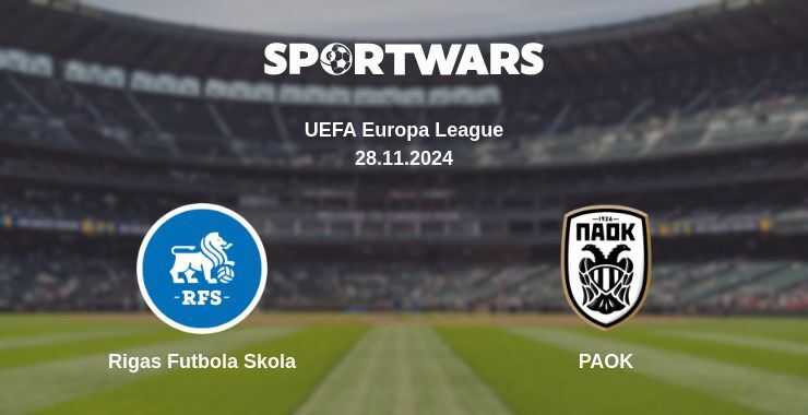 Rigas Futbola Skola — PAOK watch online for free 28.11.2024