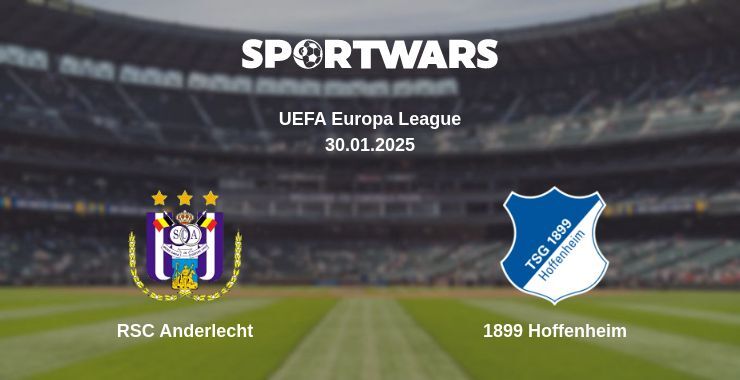 RSC Anderlecht — 1899 Hoffenheim watch online broadcast, 30.01.2025