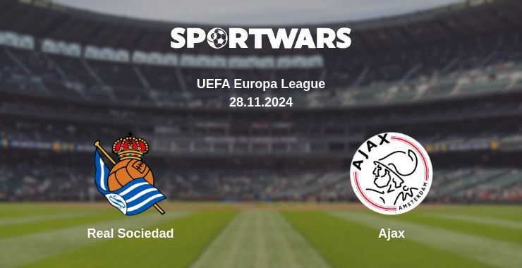 Real Sociedad — Ajax watch online for free 28.11.2024