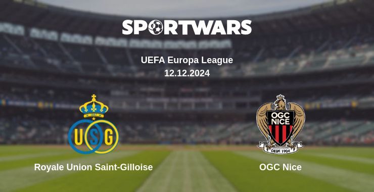 Royale Union Saint-Gilloise — OGC Nice watch online for free 12.12.2024