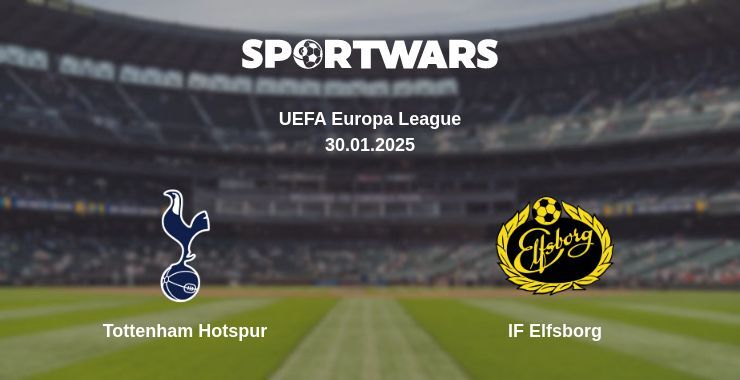 Tottenham Hotspur — IF Elfsborg watch online broadcast, 30.01.2025