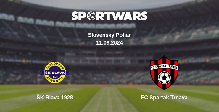 ŠK Blava 1928 — FC Spartak Trnava, where to watch online broadcast