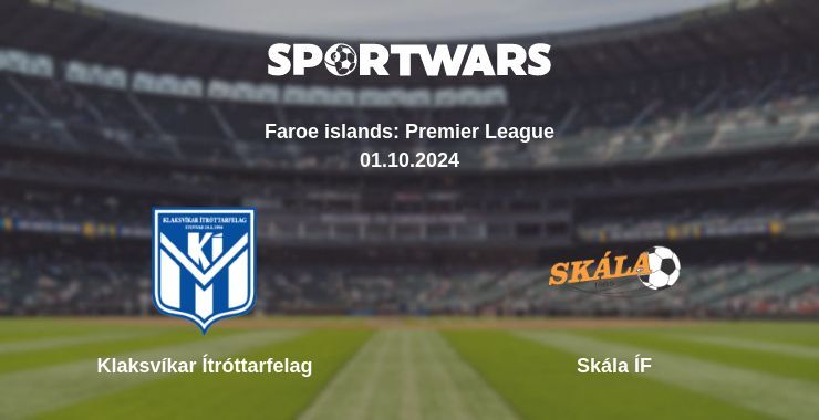 Klaksvíkar Ítróttarfelag — Skála ÍF watch online broadcast, 01.10.2024