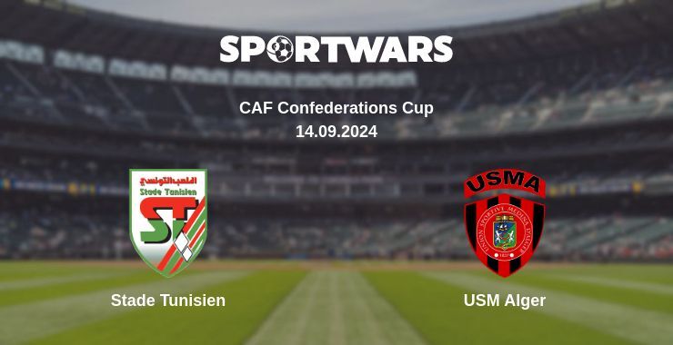 Result of the Stade Tunisien — USM Alger match, 14.09.2024