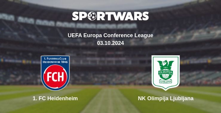 1. FC Heidenheim — NK Olimpija Ljubljana, where to watch online broadcast