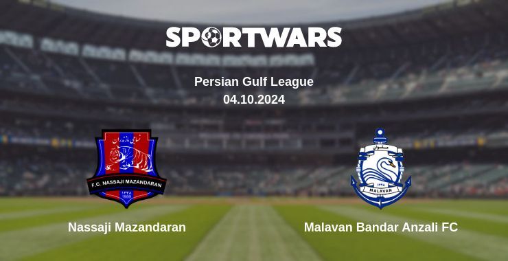 Result of the Nassaji Mazandaran — Malavan Bandar Anzali FC match, 04.10.2024