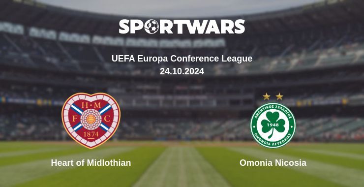 Heart of Midlothian — Omonia Nicosia watch online for free 24.10.2024