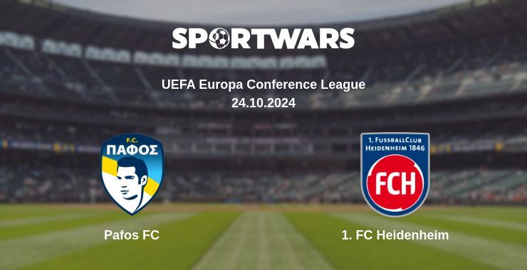 Pafos FC — 1. FC Heidenheim watch online for free 24.10.2024