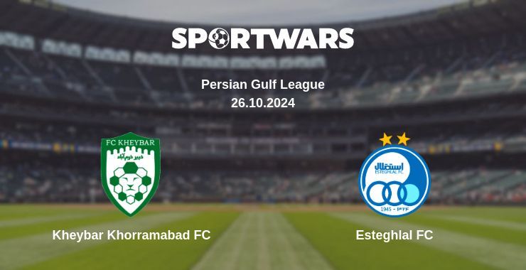 Result of the Kheybar Khorramabad FC — Esteghlal FC match, 26.10.2024