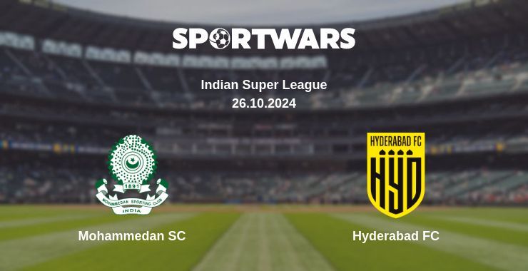 Mohammedan SC — Hyderabad FC watch online for free 26.10.2024