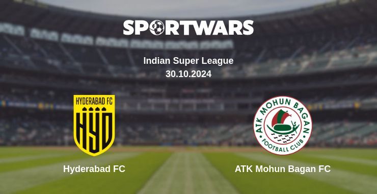 Hyderabad FC — ATK Mohun Bagan FC watch online for free 30.10.2024